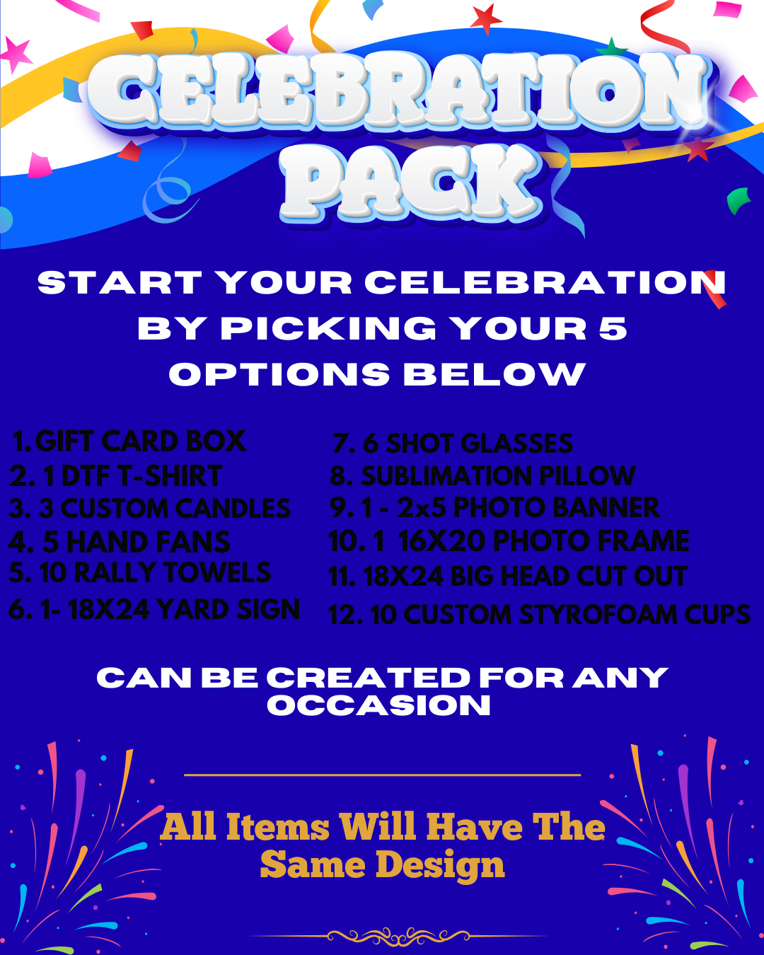 Celebration pack