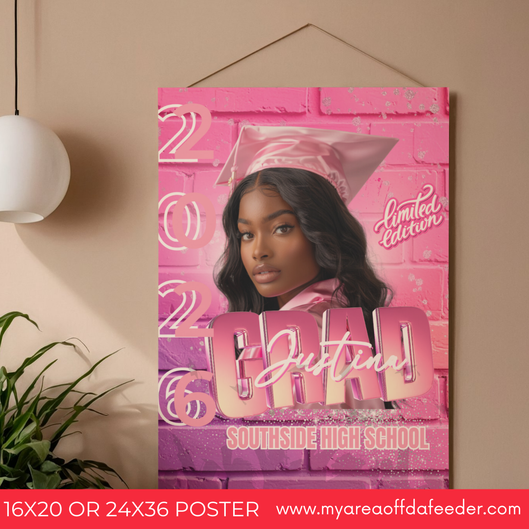 Signature Graduation Posters | Premium Glossy Photo Prints (16x24 or 24x36)