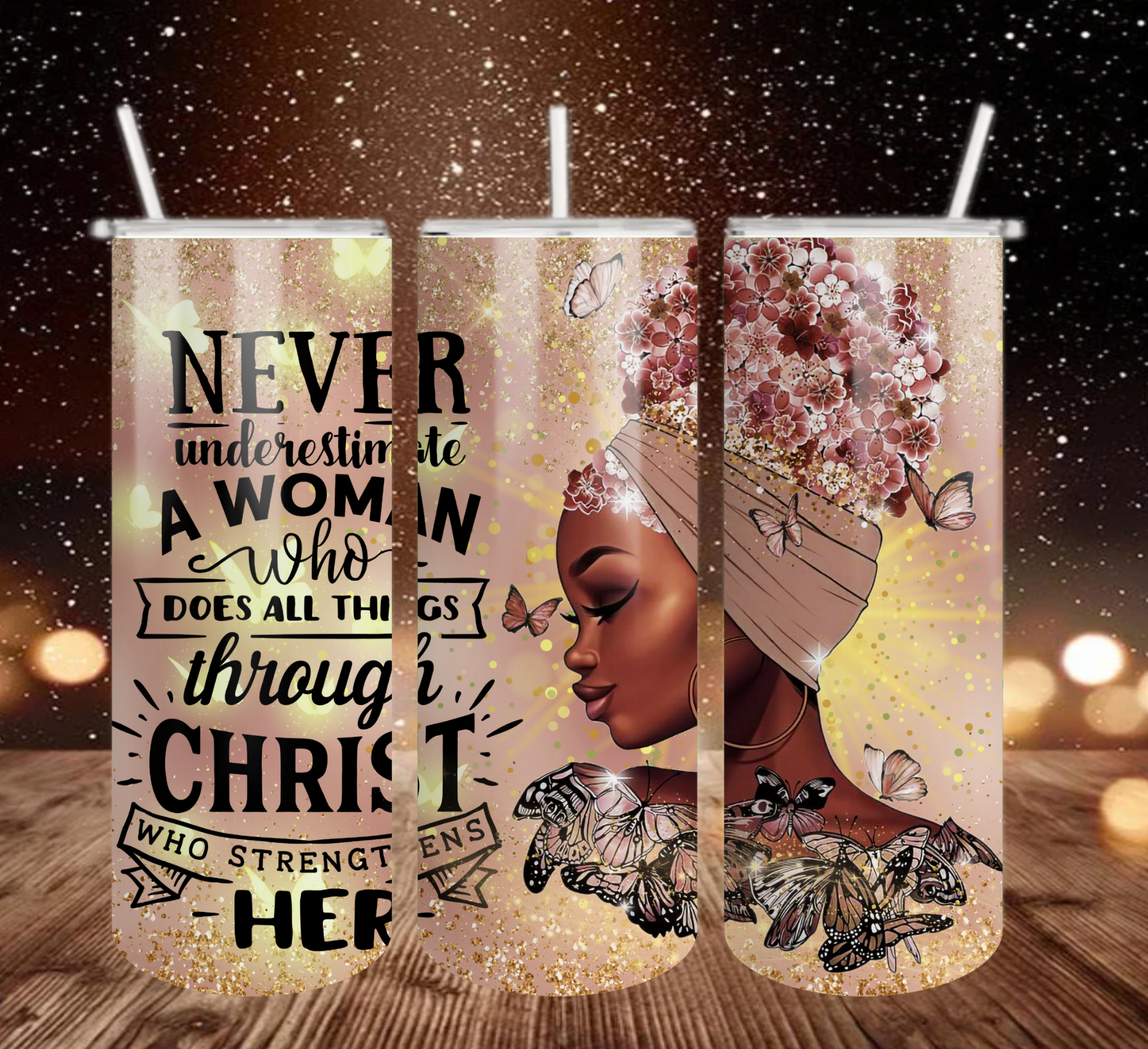 Predesigned Sublimation Tumblers