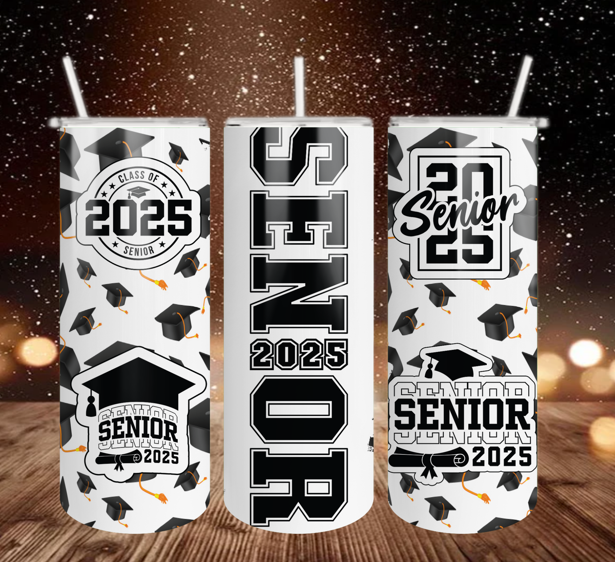 Predesigned Sublimation Tumblers