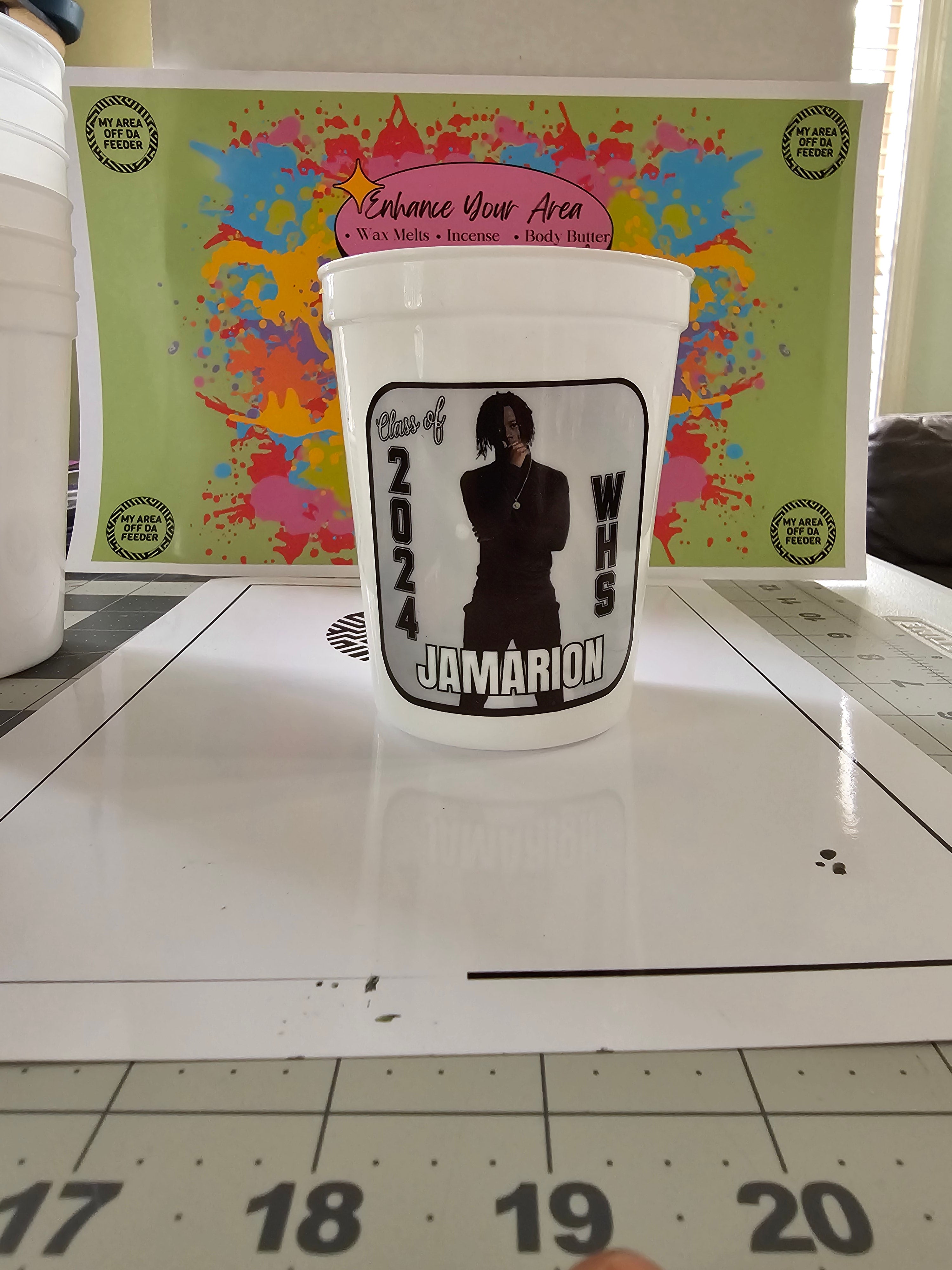 16 oz Personalized Stadium Celebration Cups