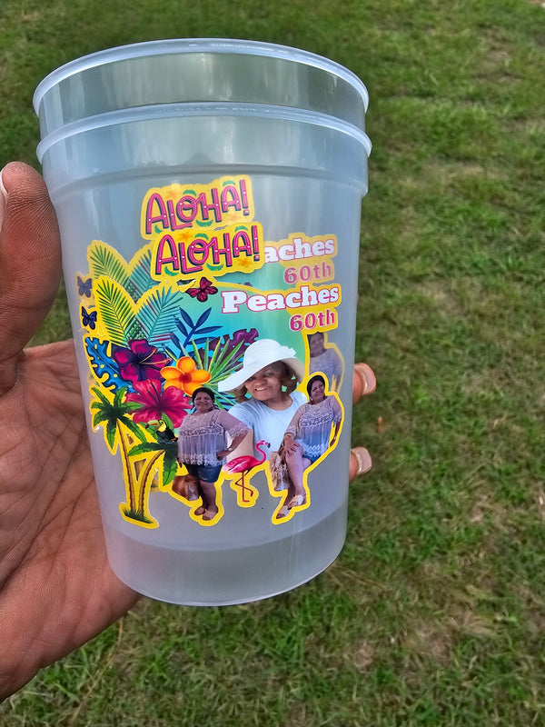 16 oz Personalized Stadium Celebration Cups