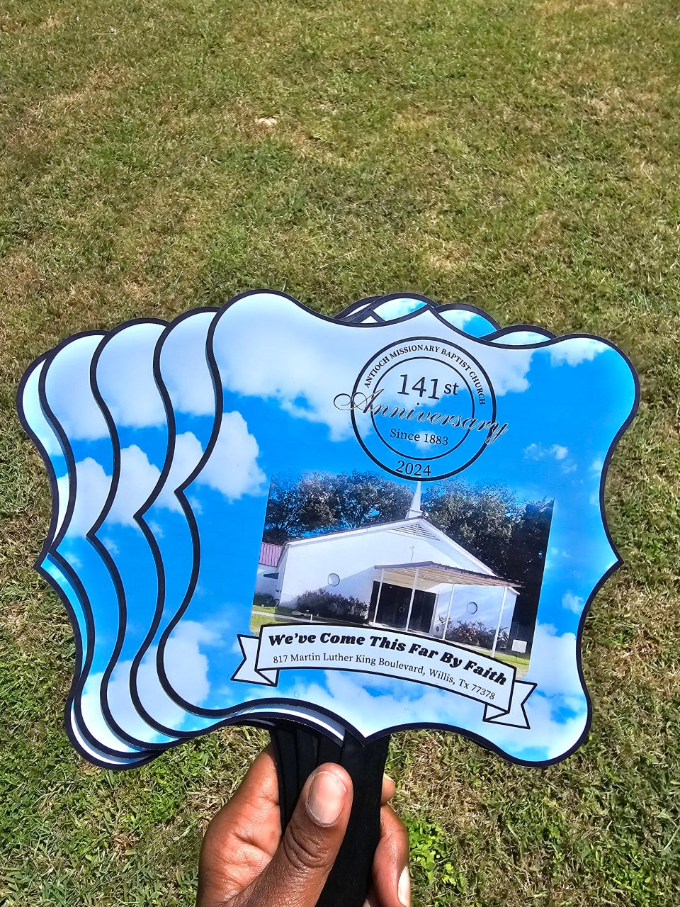 Personalized Celebration Hand Fans