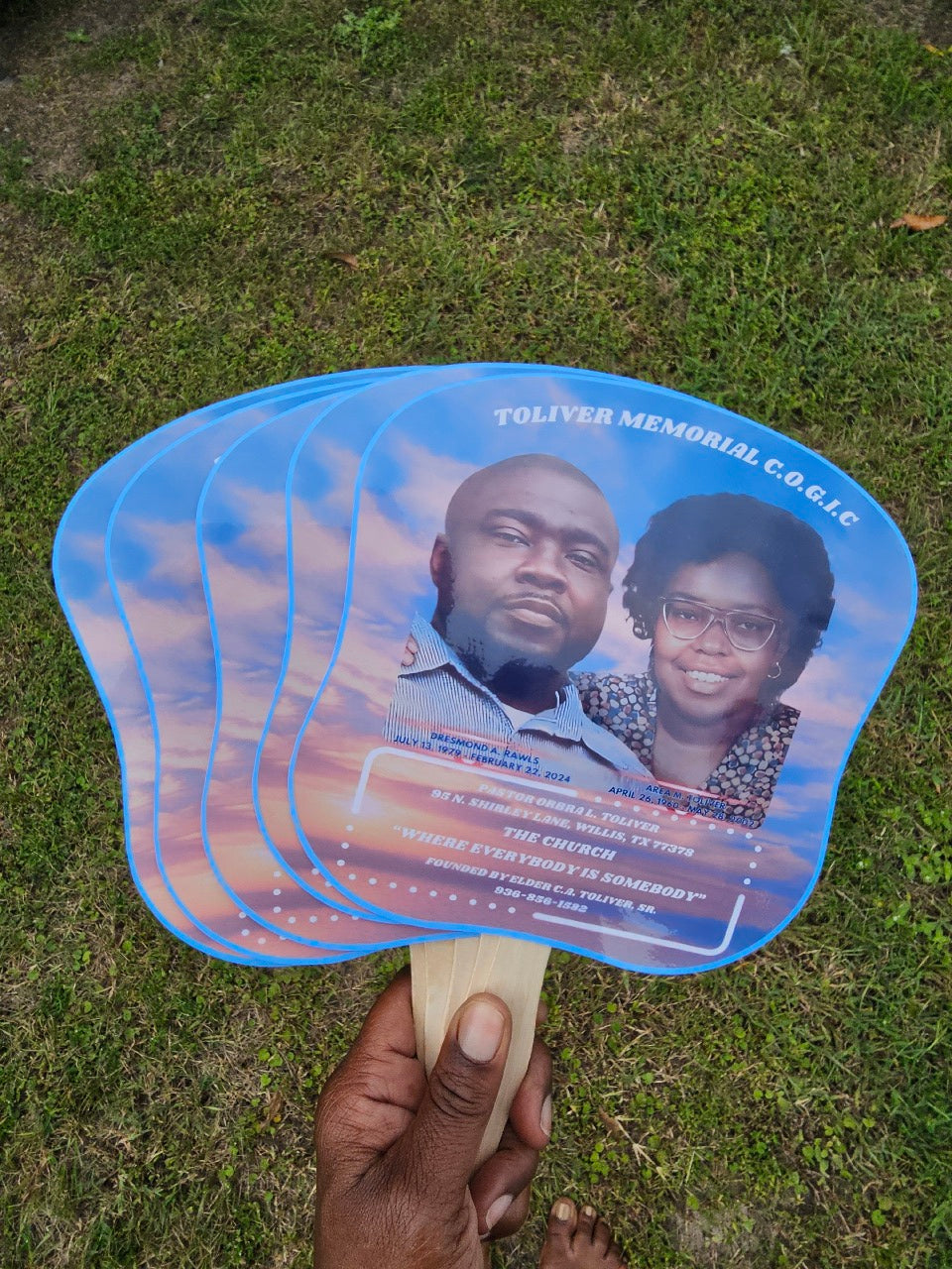 Personalized Celebration Hand Fans