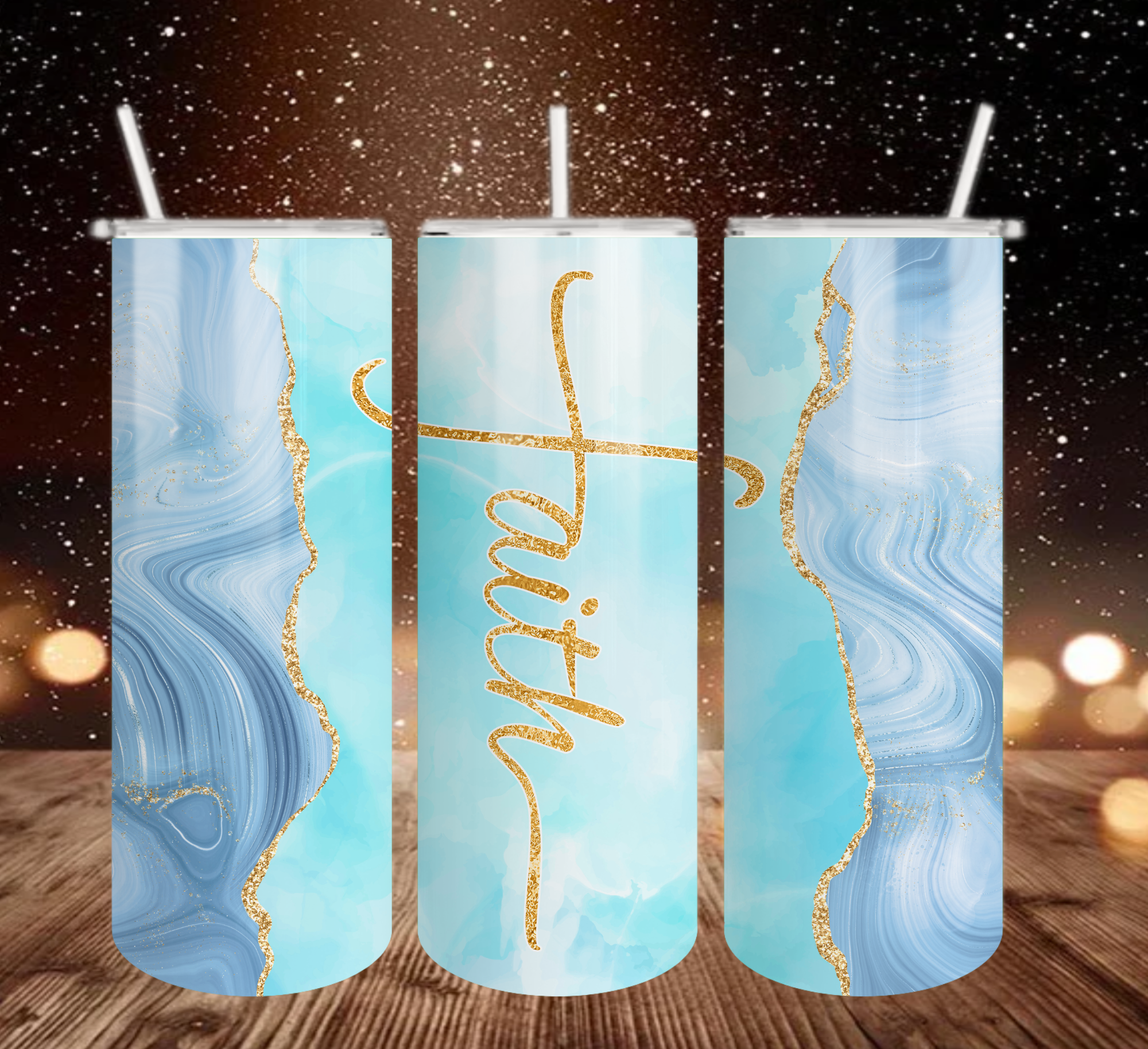 Predesigned Sublimation Tumblers