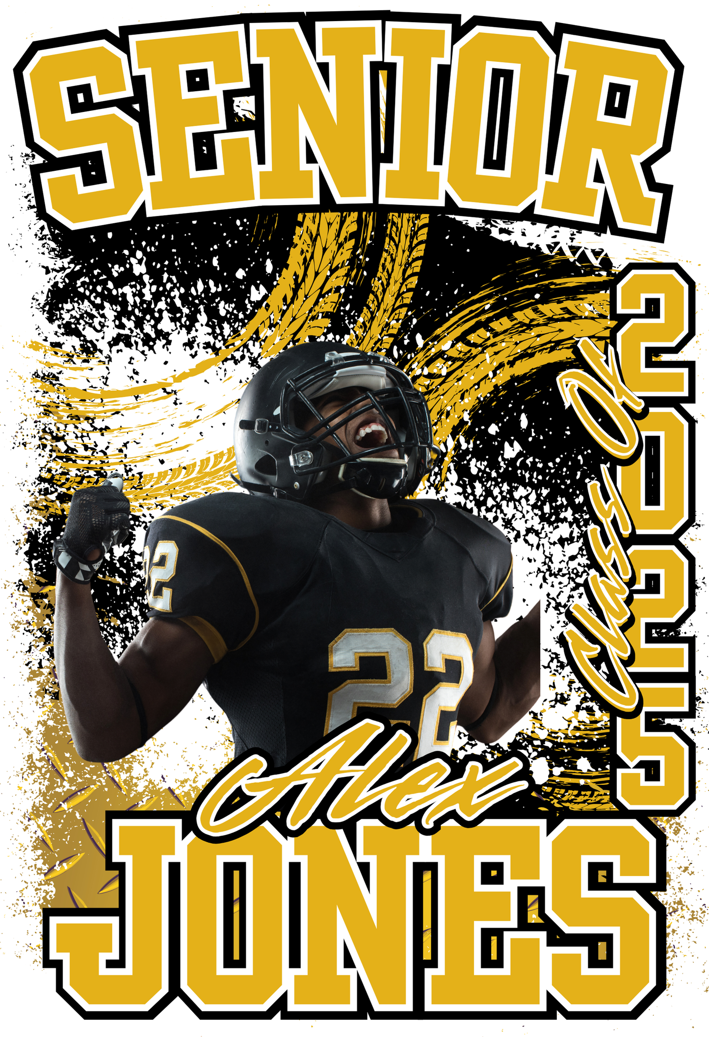 Gold & Black Senior T-Shirt