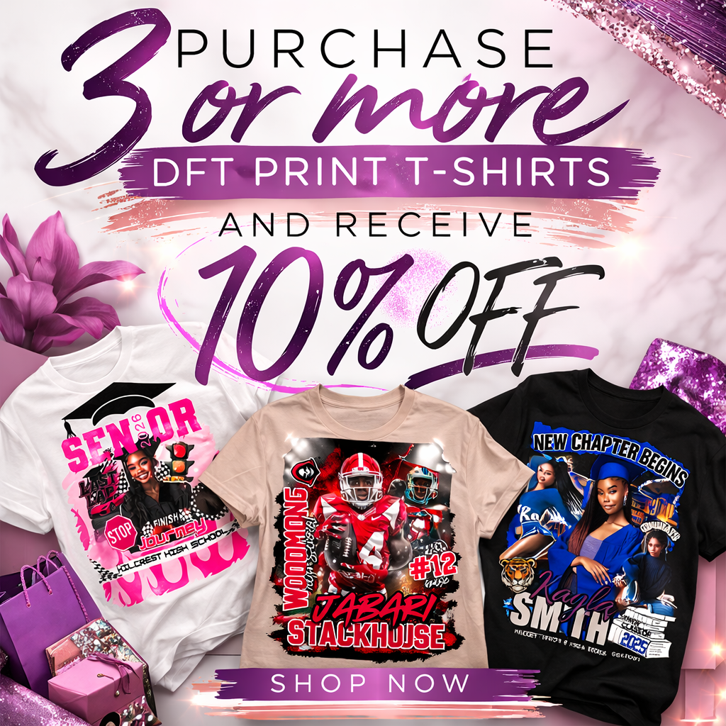 Class of 2026 DTF Graduation T-Shirts