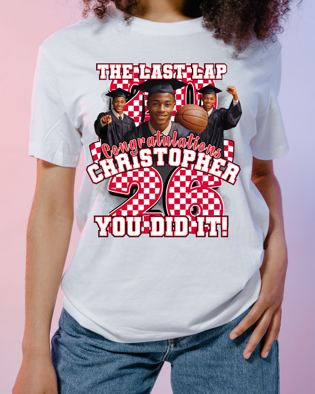 Class of 2026 Sublimation Graduation T-Shirts