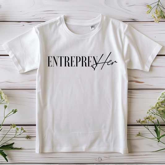 EntreprenHer Tee - Empowering Style for Women Leaders