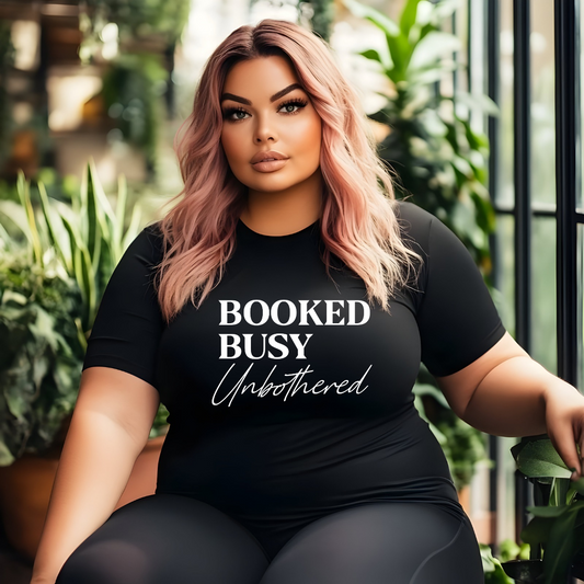 Booked & Busy Tee - Stylish Apparel for Go-Getters