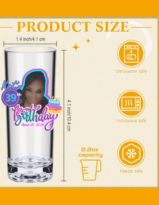 Happy (##th) Birthday Shot Glass