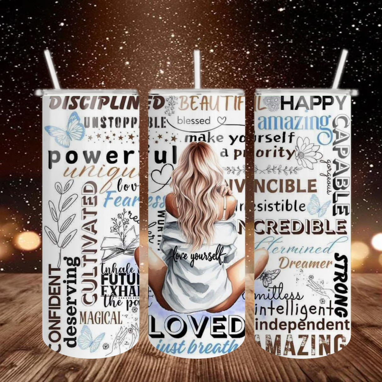 Predesigned Sublimation Tumblers