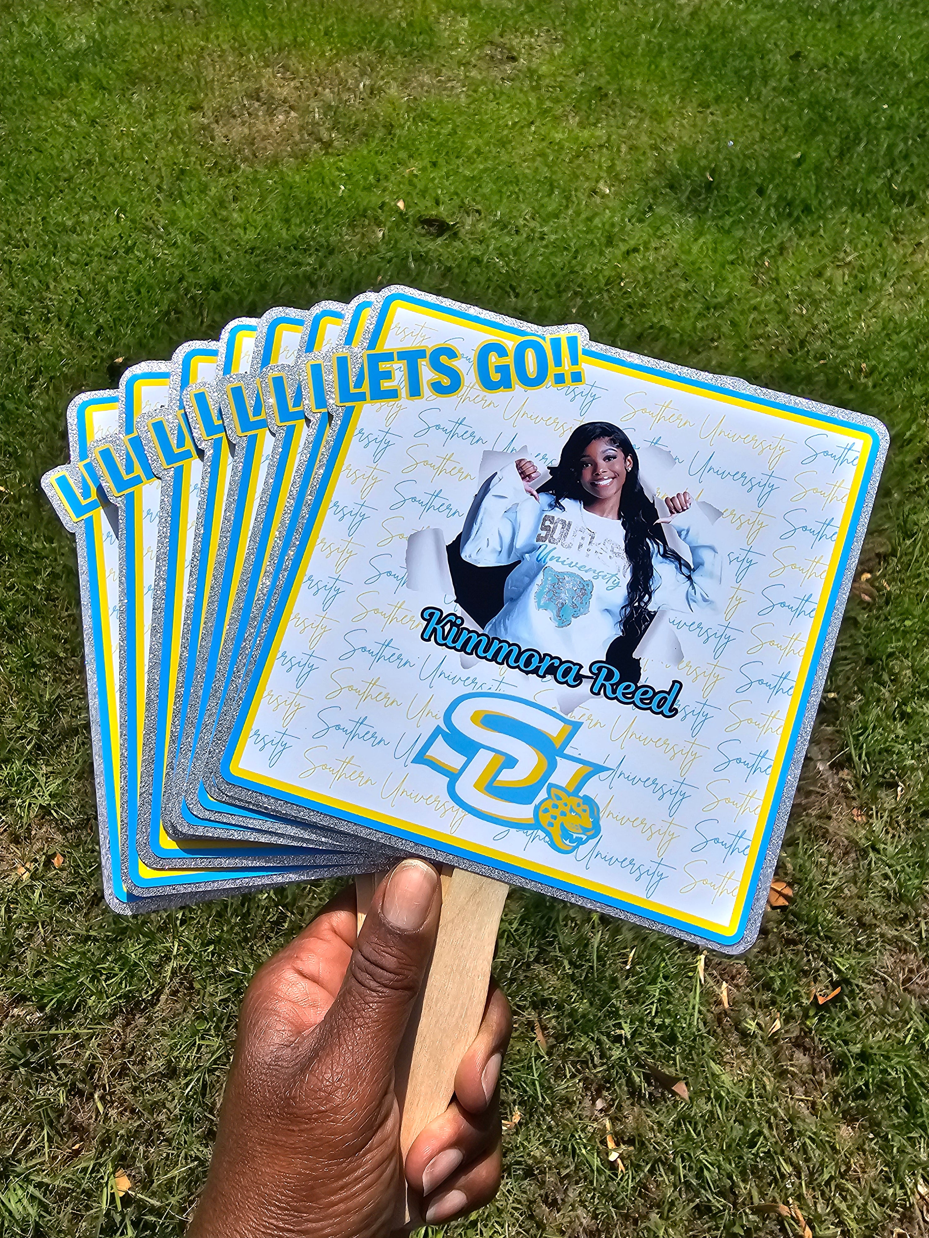 Personalized Celebration Hand Fans